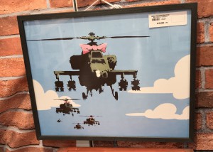 バンクシーアートパネル