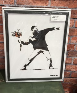 バンククシーアートパネル