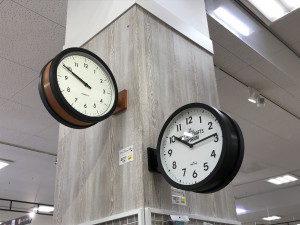 ダブルフェイス時計