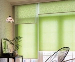 レース手前ダブルロールスクリーン