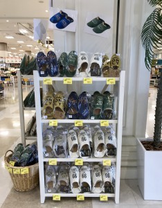 ルームシューズ展示2